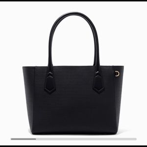 Dagne Dover Signature Tote in Onyx (Size: Classic)